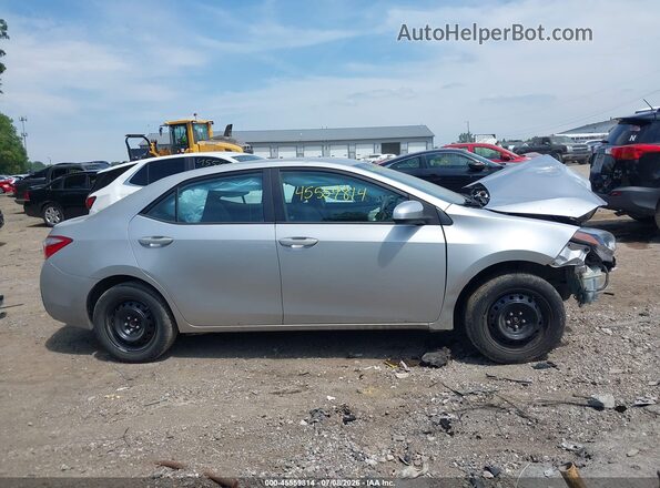 2T1BURHE0GC699650 2016 TOYOTA COROLLA Silver Вид задньої частини салону