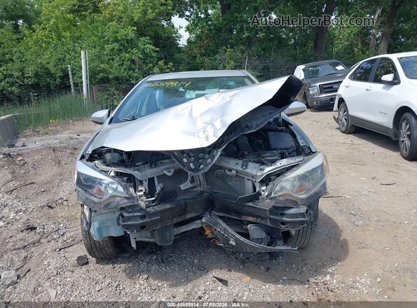 2T1BURHE0GC699650 2016 TOYOTA COROLLA Silver Вид щитка приладів