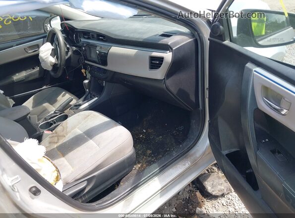 2T1BURHE0GC699650 2016 TOYOTA COROLLA Silver Вид салону спереду