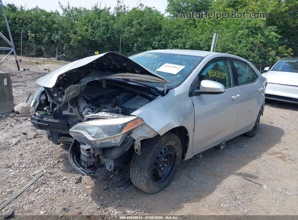2T1BURHE0GC699650 2016 TOYOTA COROLLA Silver Вид спереду