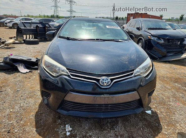 2T1BURHE0GC708900 2016 TOYOTA COROLLA Black Вид спереду