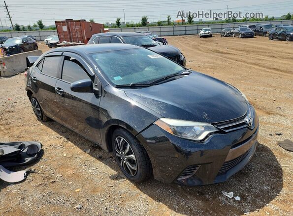 2T1BURHE0GC708900 2016 TOYOTA COROLLA Black Передня права чверть