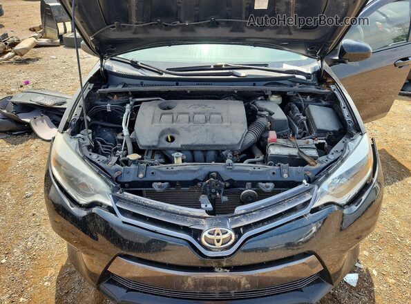2T1BURHE0GC708900 2016 TOYOTA COROLLA Black Вид задньої частини салону