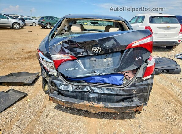 2T1BURHE0GC708900 2016 TOYOTA COROLLA Black Вид ззаду