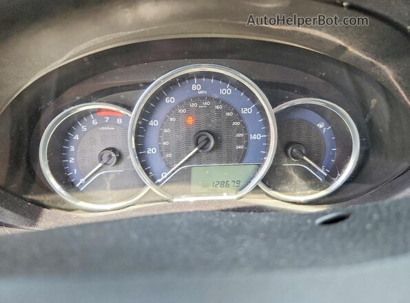 2T1BURHE0GC708900 2016 TOYOTA COROLLA Black Вид щитка приладів