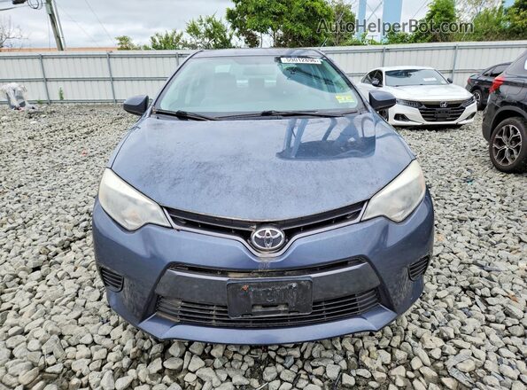 2T1BURHE0GC732596 2016 TOYOTA COROLLA Blue Front view