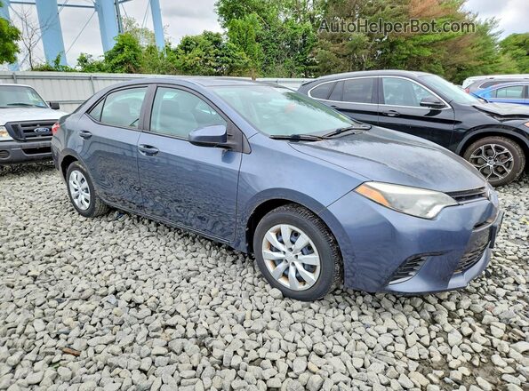 2T1BURHE0GC732596 2016 TOYOTA COROLLA Blue Front right