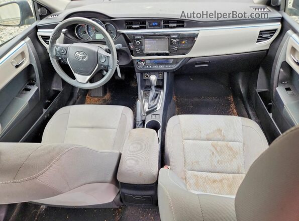 2T1BURHE0GC732596 2016 TOYOTA COROLLA Blue Dashboard view