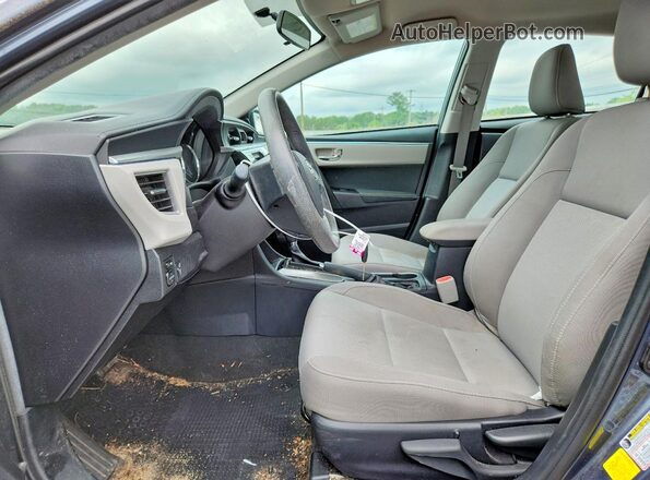 2T1BURHE0GC732596 2016 TOYOTA COROLLA Blue Front interior view