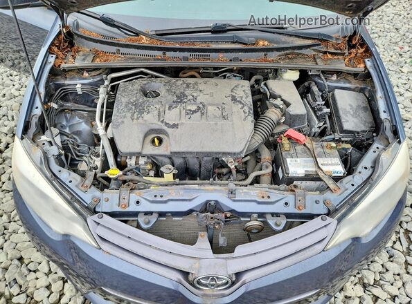 2T1BURHE0GC732596 2016 TOYOTA COROLLA Blue Rear interior view