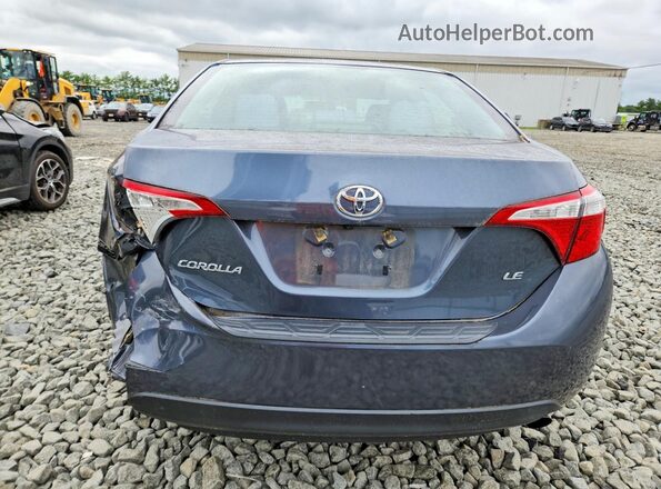 2T1BURHE0GC732596 2016 TOYOTA COROLLA Blue Rear view