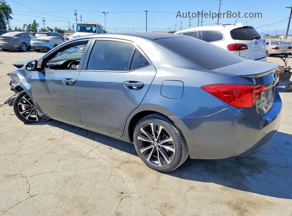 2T1BURHE0HC760383 2017 TOYOTA COROLLA Gray Задня ліва чверть