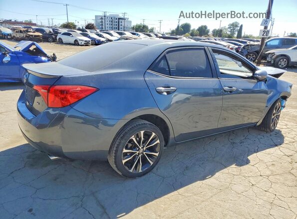 2T1BURHE0HC760383 2017 TOYOTA COROLLA Gray Задня права чверть