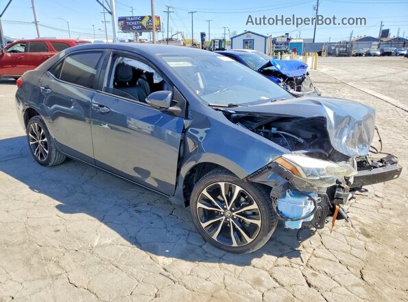 2T1BURHE0HC760383 2017 TOYOTA COROLLA Gray Передня права чверть