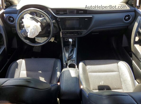 2T1BURHE0HC760383 2017 TOYOTA COROLLA Gray Вид панелі приладів