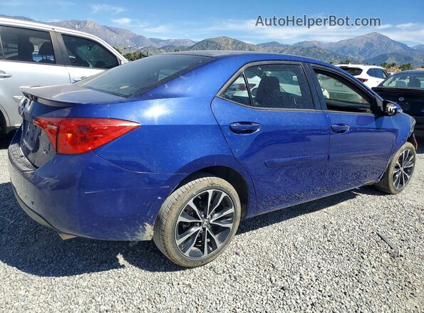 2T1BURHE0HC773974 2017 TOYOTA COROLLA Blue Задня права чверть