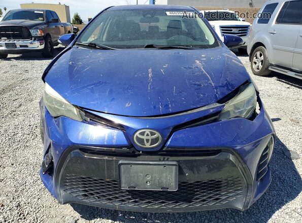 2T1BURHE0HC773974 2017 TOYOTA COROLLA Blue Вид спереду