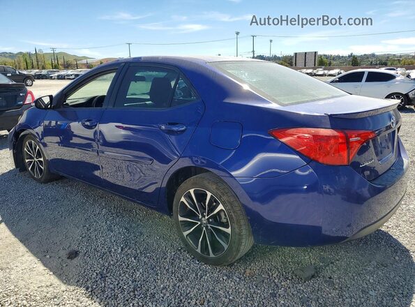 2T1BURHE0HC773974 2017 TOYOTA COROLLA Blue Задня ліва чверть