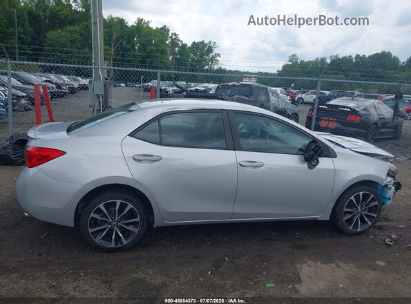 2T1BURHE0HC810568 2017 TOYOTA COROLLA Серебряный Панорамный вид салона 360°