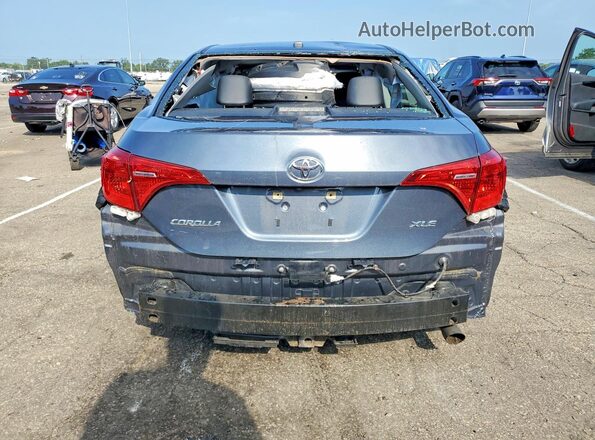 2T1BURHE0HC828357 2017 TOYOTA COROLLA Gray უკანა ხედი