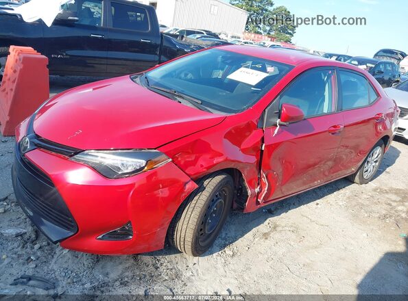 2T1BURHE0HC832599 2017 TOYOTA COROLLA Red Front left