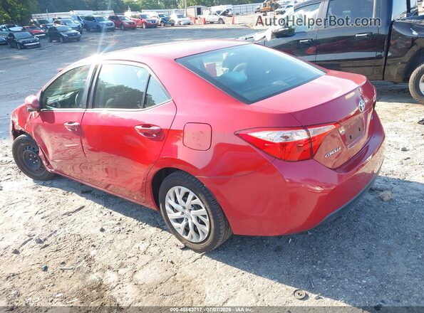 2T1BURHE0HC832599 2017 TOYOTA COROLLA Red Rear left