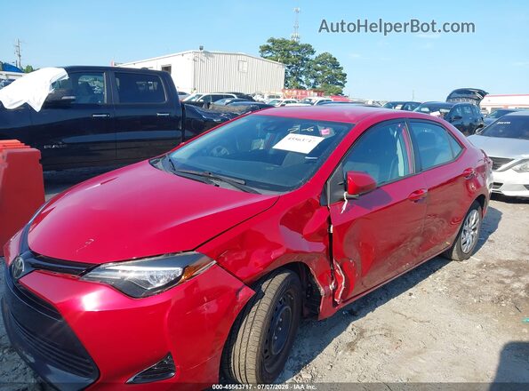 2T1BURHE0HC832599 2017 TOYOTA COROLLA Red Front view
