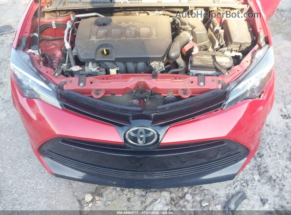 2T1BURHE0HC832599 2017 TOYOTA COROLLA Red Rear view