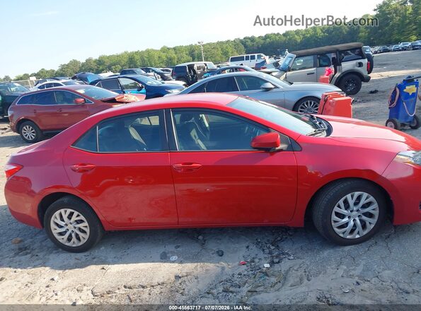 2T1BURHE0HC832599 2017 TOYOTA COROLLA Red Rear interior view