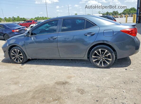2T1BURHE0HC856921 2017 TOYOTA COROLLA Серый Задняя левая четверть