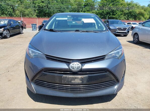2T1BURHE0HC868373 2017 TOYOTA COROLLA Gray Vista del cuadro de instrumentos