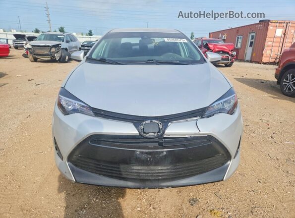 2T1BURHE0HC885531 2017 TOYOTA COROLLA Silver Front view