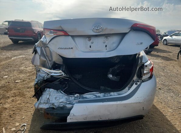 2T1BURHE0HC885531 2017 TOYOTA COROLLA Silver Rear view