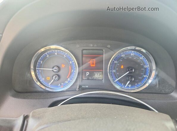 2T1BURHE0HC885531 2017 TOYOTA COROLLA Silver Instrument cluster view