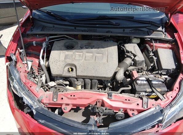 2T1BURHE0HC911030 2017 TOYOTA COROLLA Red Widok z tyłu