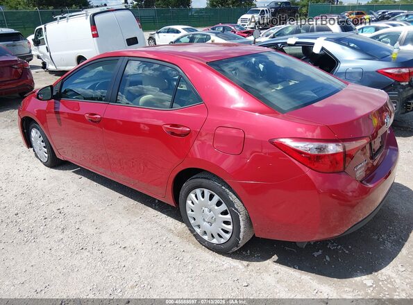 2T1BURHE0HC911030 2017 TOYOTA COROLLA Red Tył lewy