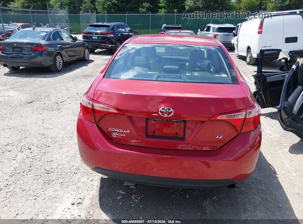 2T1BURHE0HC911030 2017 TOYOTA COROLLA Red 