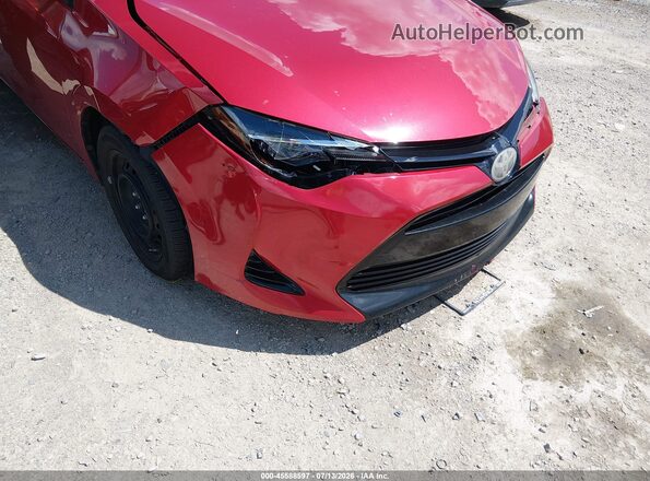2T1BURHE0HC911030 2017 TOYOTA COROLLA Red 