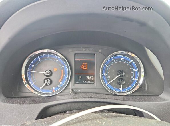 2T1BURHE0HC921427 2017 TOYOTA COROLLA Silver Սարքավորումների վահանակի տեսք