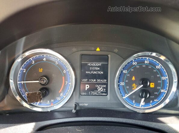 2T1BURHE0HC928958 2017 TOYOTA COROLLA Blue Widok zestawu wskaźników