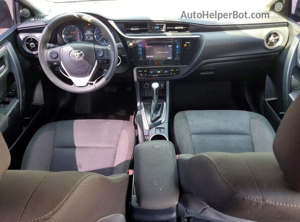 2T1BURHE0HC928958 2017 TOYOTA COROLLA Blue Widok deski rozdzielczej