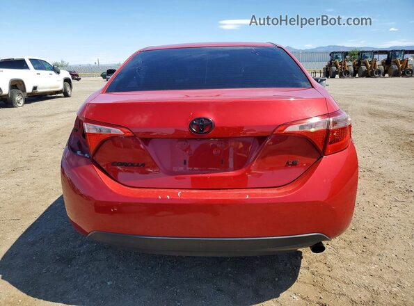2T1BURHE0HC934341 2017 TOYOTA COROLLA Красный Вид сзади
