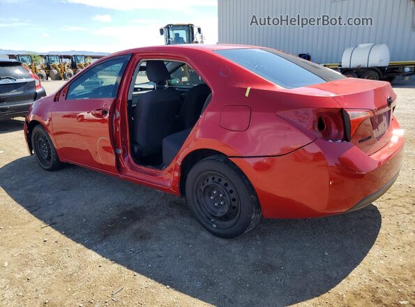 2T1BURHE0HC934341 2017 TOYOTA COROLLA Красный Задняя левая четверть