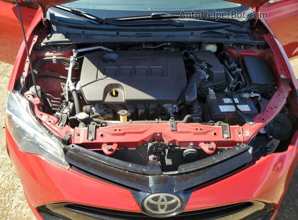 2T1BURHE0HC934341 2017 TOYOTA COROLLA Красный Вид задней части салона