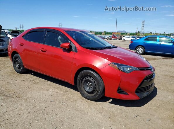 2T1BURHE0HC934341 2017 TOYOTA COROLLA Красный Передняя правая четверть