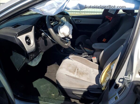 2T1BURHE0HC936042 2017 TOYOTA COROLLA Silver Vista interior delantera