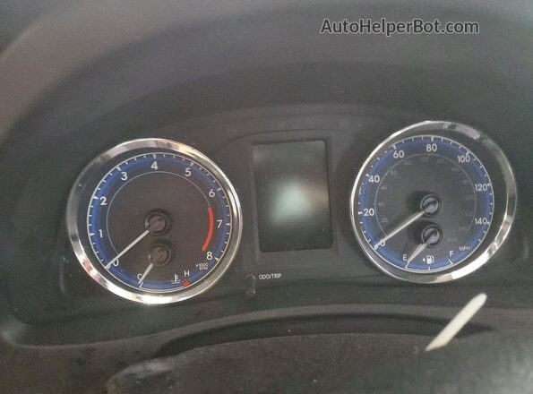 2T1BURHE0JC017194 2018 TOYOTA COROLLA Черный Вид щитка приборов