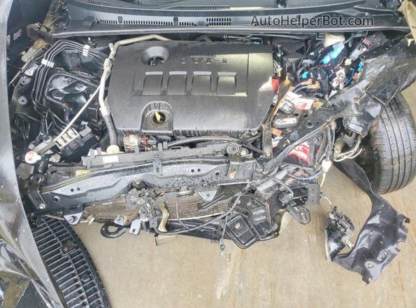 2T1BURHE0JC017194 2018 TOYOTA COROLLA Черный Вид задней части салона