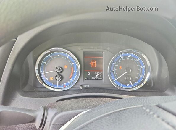 2T1BURHE0JC027367 2018 TOYOTA COROLLA Серый Вид щитка приборов