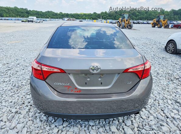 2T1BURHE0JC027367 2018 TOYOTA COROLLA Серый Вид сзади